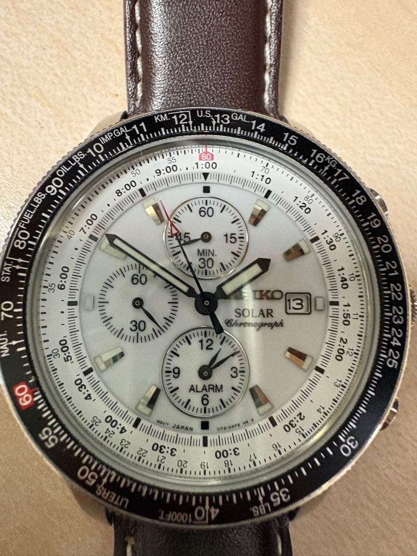 値下げします。SEIKO Solar Chronograph 時計