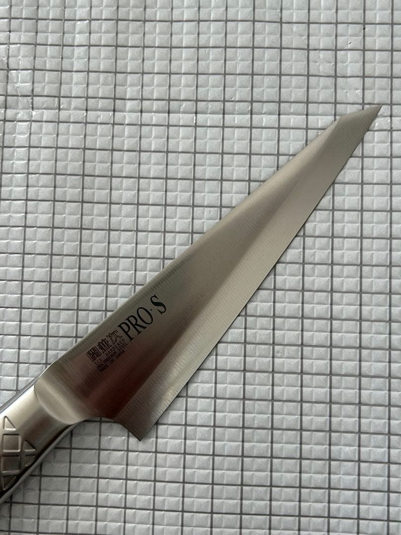 関兼次 包丁 PRO・S ステンレス一体型包丁 骨スキ 145mm 片刃