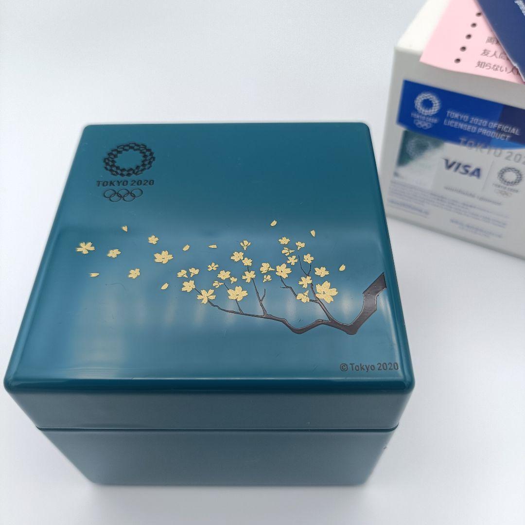 限定品 東京2020 オリンピック公式 会津塗 桜 小物入れ 伝統工芸 姫小箱