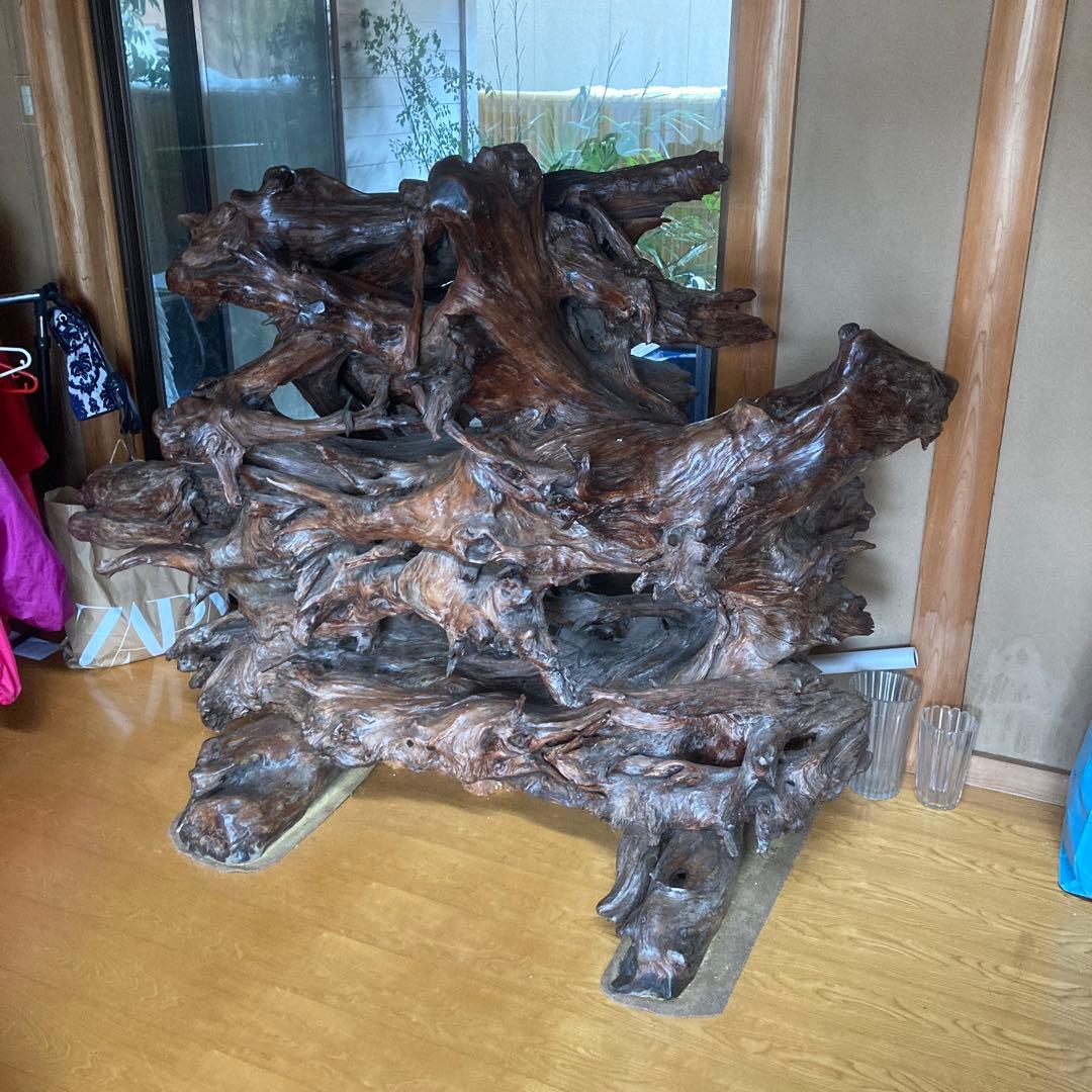 木の置物　珍品　骨董品！？