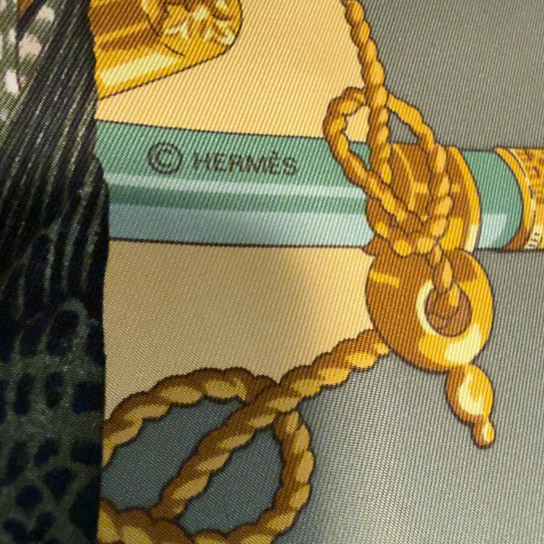 ◇エルメス◇シルク/カレ90/王の鳥たち/スカーフ/タグ付き