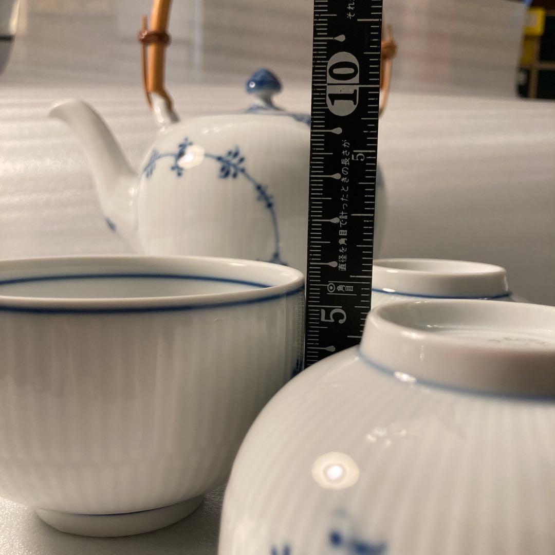 ロイヤルコペンハーゲン　日本茶器　急須　湯呑セット