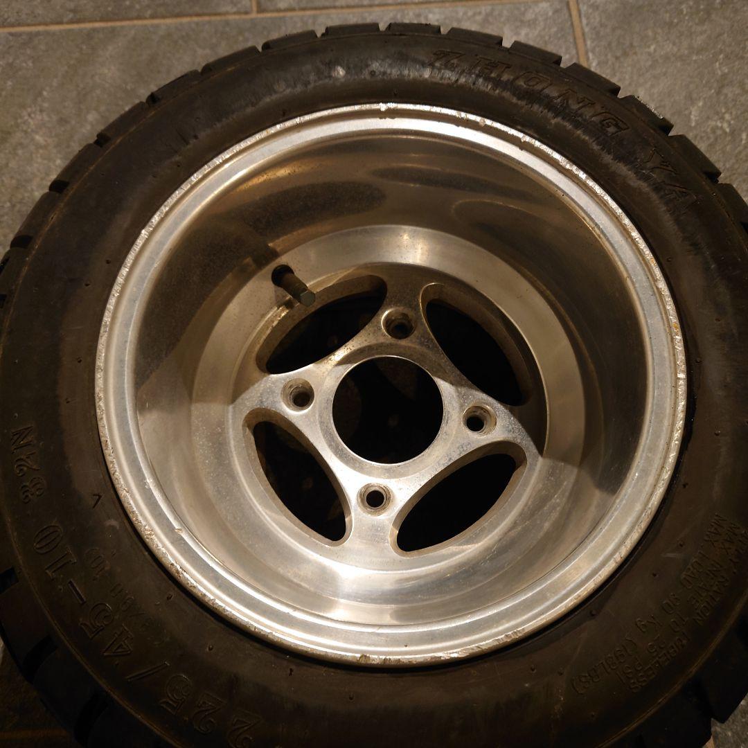 ジャイロ X キャノピー 10インチ リア ホイール 太足 3輪 アルミ