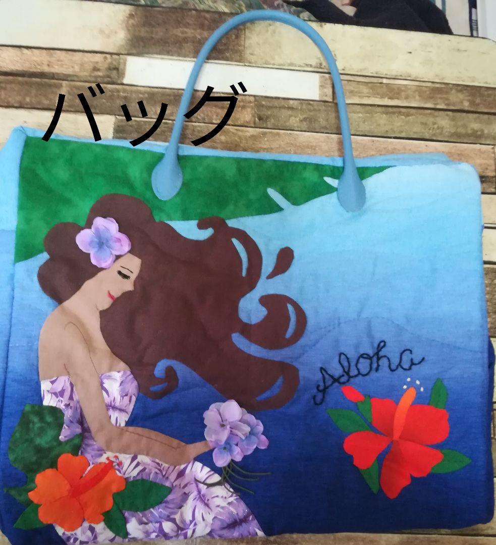 ハワイアンキルトタペストリーフラガール