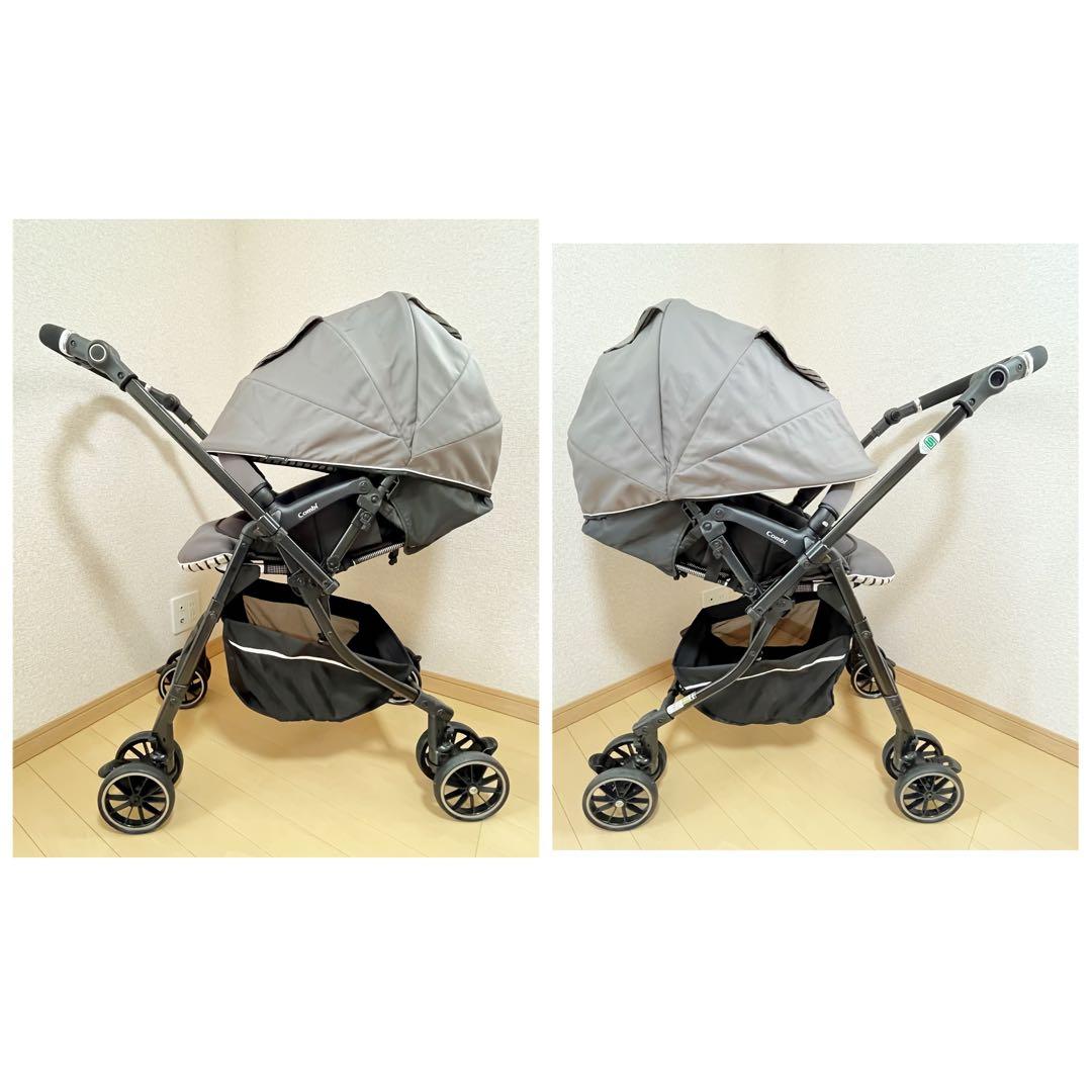 【美品】combiメチャカルハンディオート4キャスcompactエッグショック⭐︎