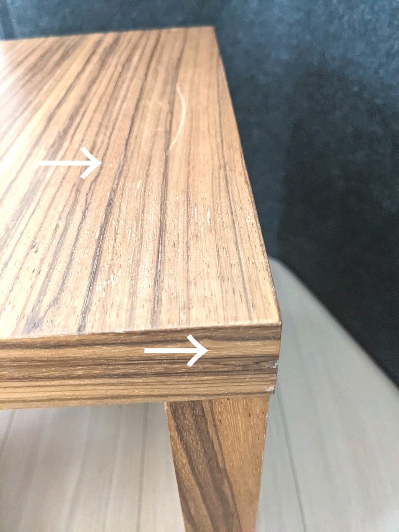 愛知岐阜のみお届けの無料サイドテーブル 長テーブルウォールナット　テレビ台