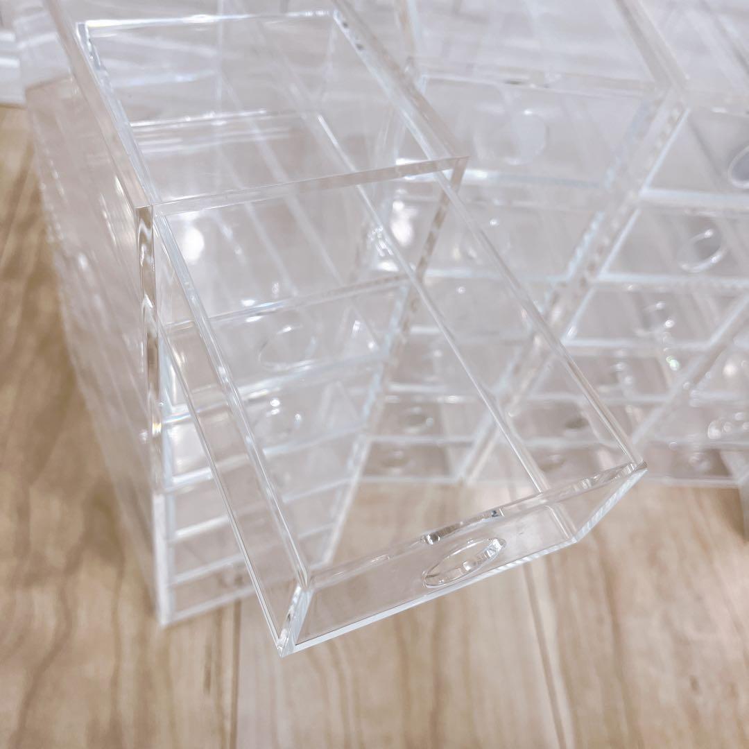 無印良品　アクリル小物収納　3段　6段