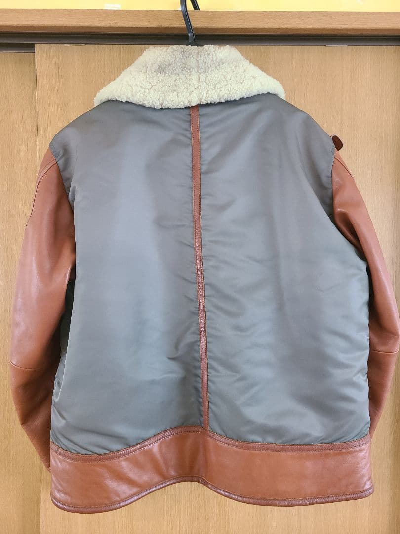 senaninアビレックス　ムートンコンビレザージャケット