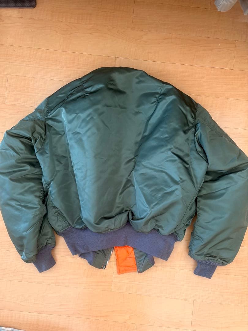 週末値段【デッドストック】90s GREENBRIER MA-1 USA製 L