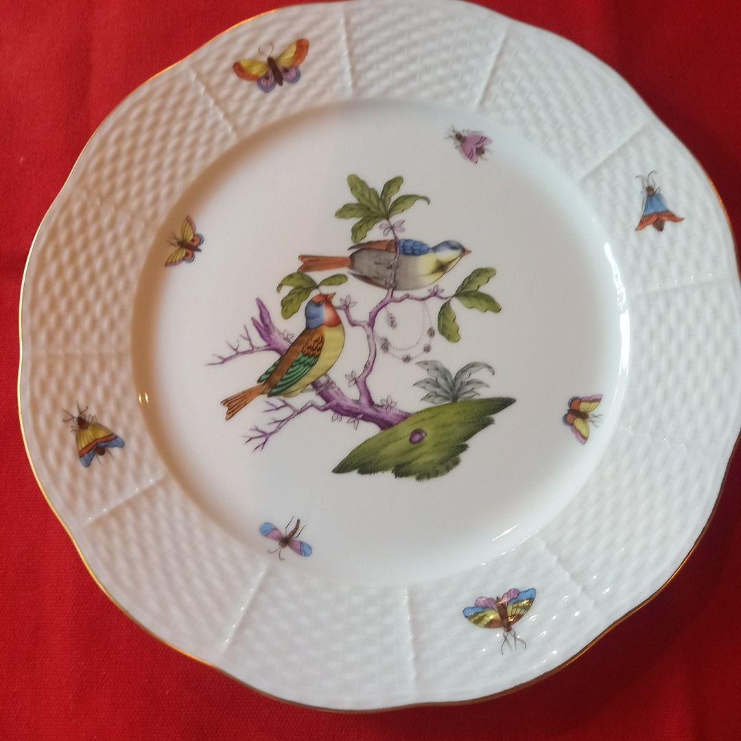 ヘレンドロスチャイルドバードディナー皿5枚セット