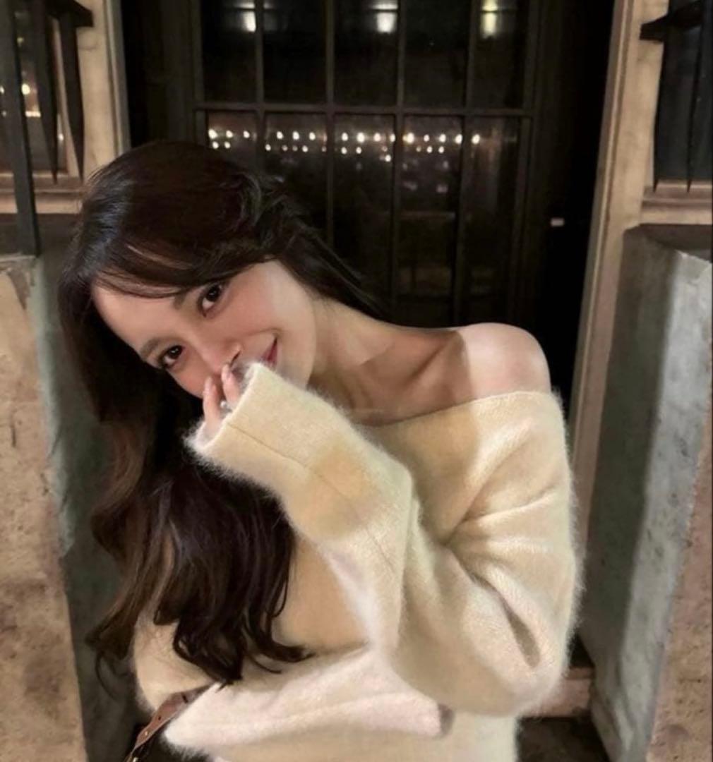 ワンピース THE TOE Richmond Angora Sweater white