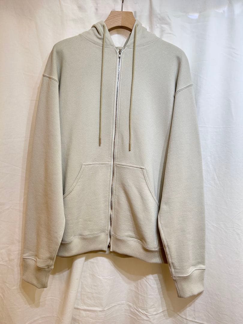 新品 定価3万 FUJI 日本製 コットンZIPフーディー size5