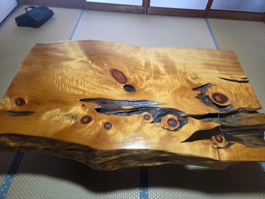屋久杉良杢自然テーブル