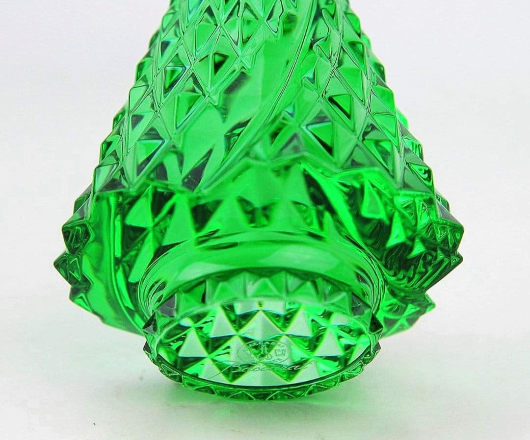 美品 Baccarat バカラ クリスマスツリー フランス ノエル グリーン