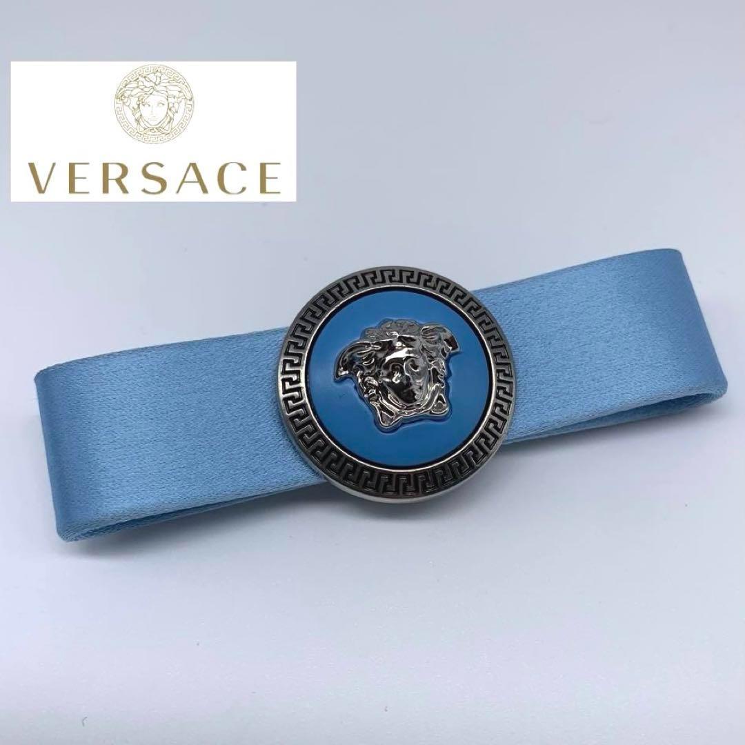 専用♡E32◆ヴェルサーチ【メデューサ◆ヘアピン/ヘアクリップ】サテン シルバー