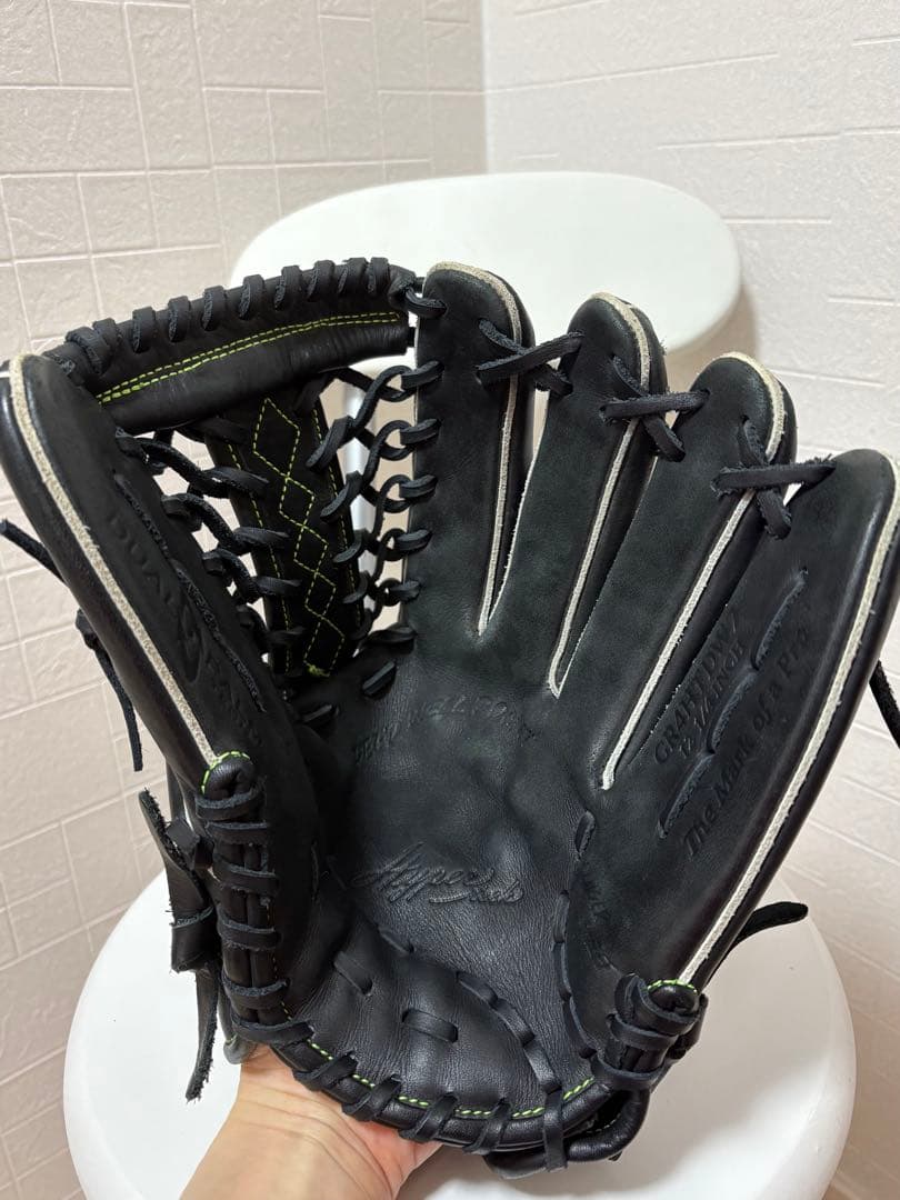 Rawlings 軟式グローブ 黒/黄緑