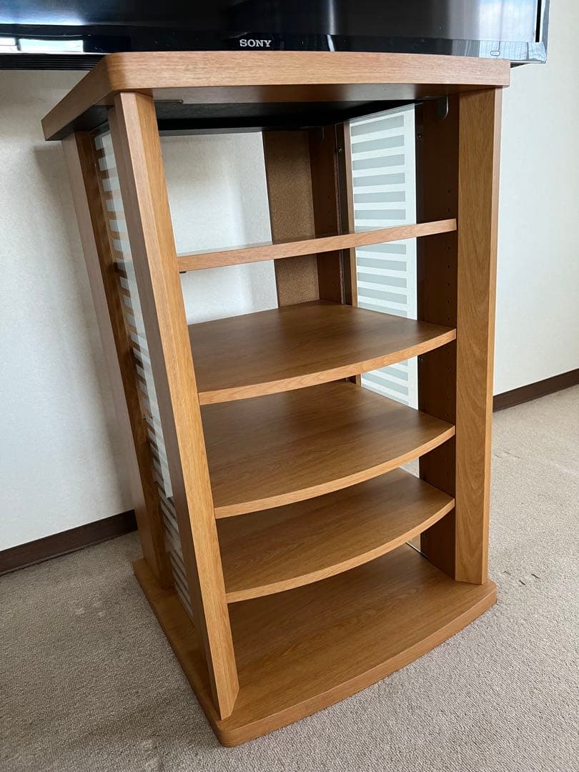 美品☆ 5段 オーディオラックHAMILeX ハミレックス オープンシェルフ