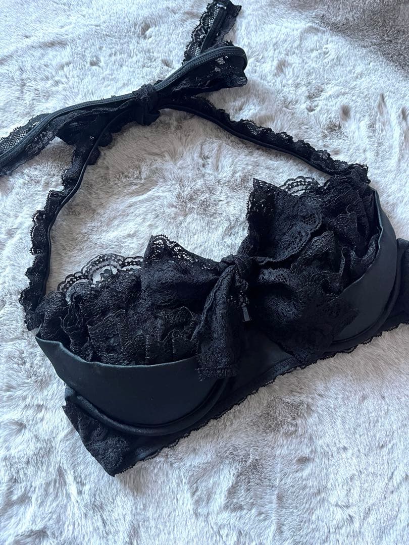 ❤︎MARS リボン　見せブラ　チューブトップ　黒❤︎