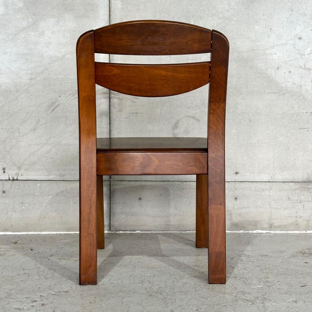 ★1980年代★ ヴィンテージ 木製ダイニングチェア 無垢材｜国産家具 自然木