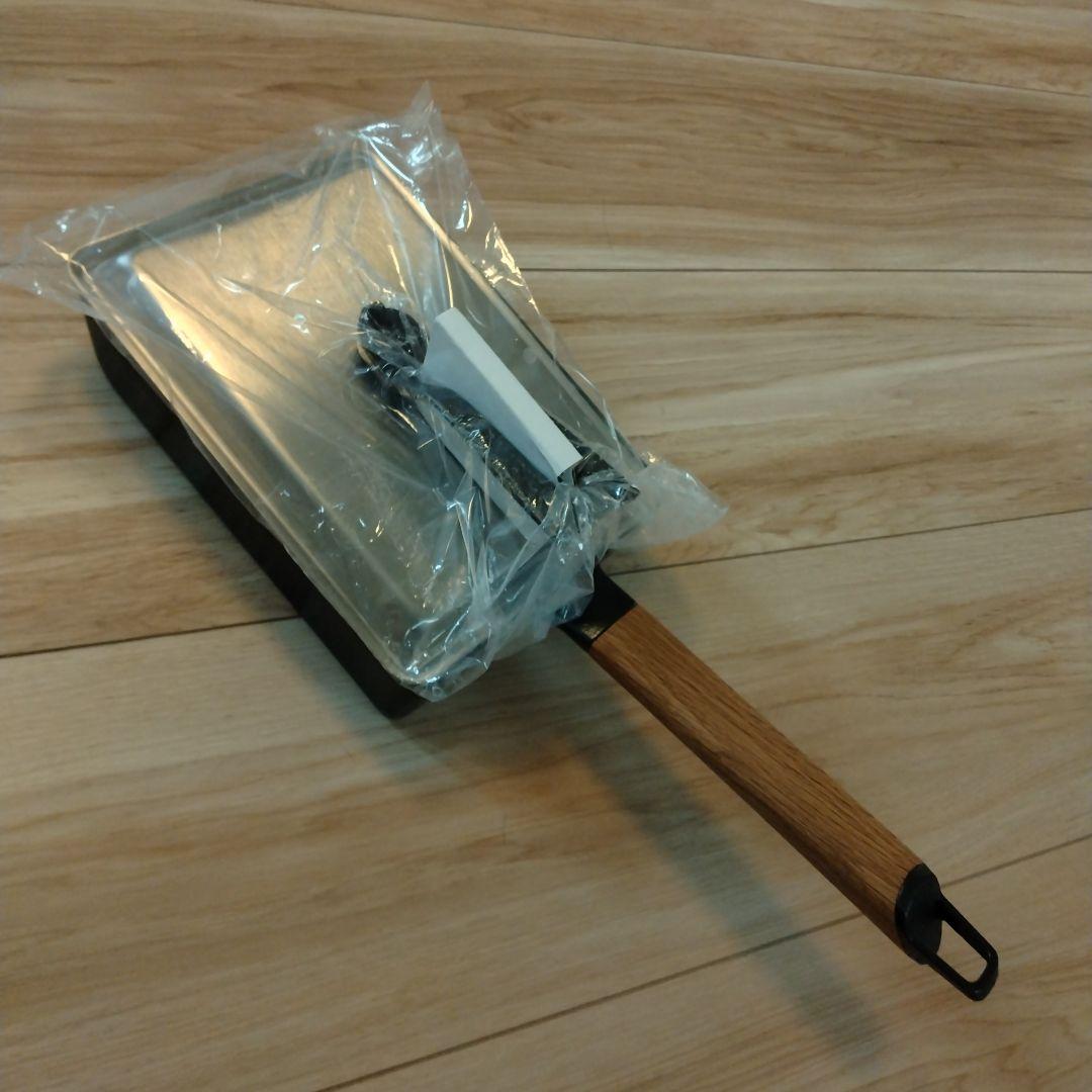 【未使用】バーミキュラ 蓋付きエッグ＆トーストパン ウォールナット