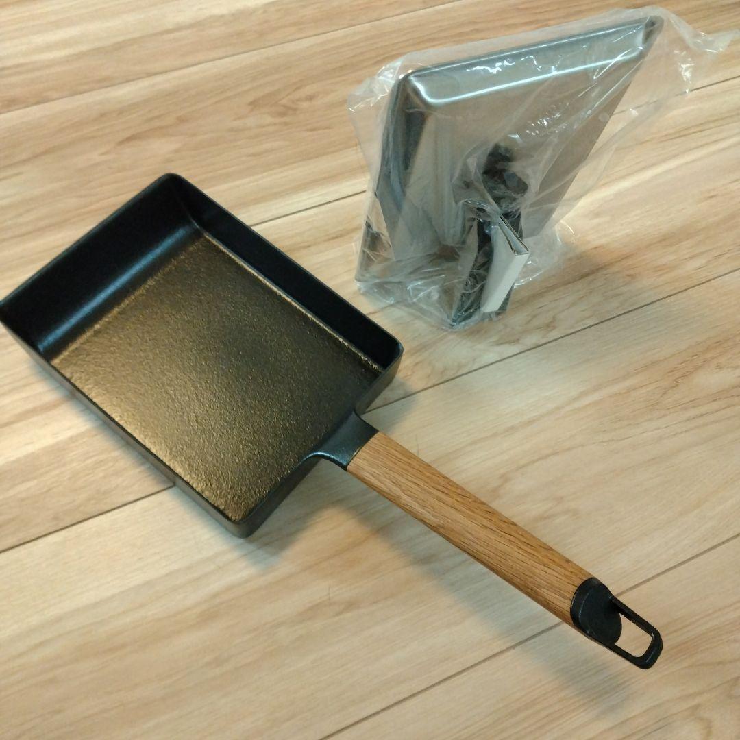 【未使用】バーミキュラ 蓋付きエッグ＆トーストパン ウォールナット