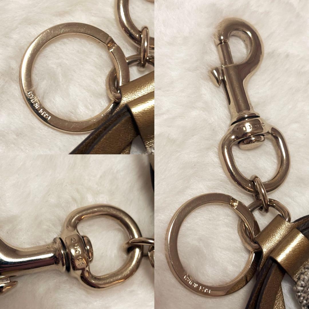 【GUCCI】美品 グッチ キーリング チャーム グッチョリ GG柄 PVC