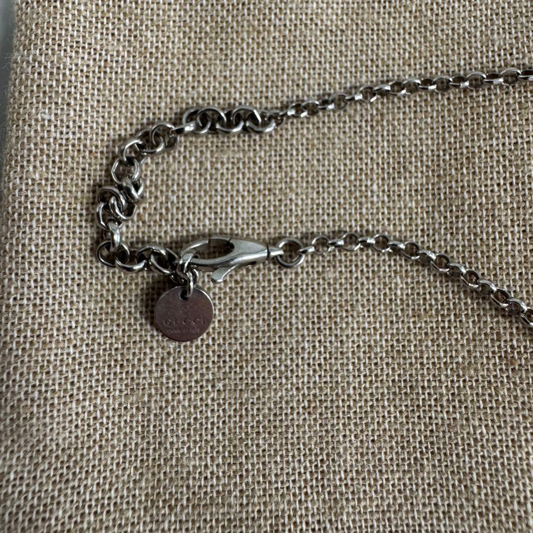 【極美品】GUCCI グッチ アラベスク インターロッキングGネックレス 925