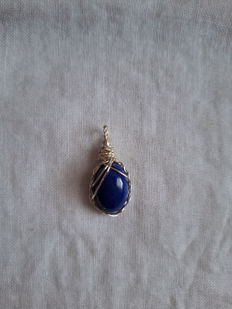 ラピスラズリ　ハンドメイドチャーム