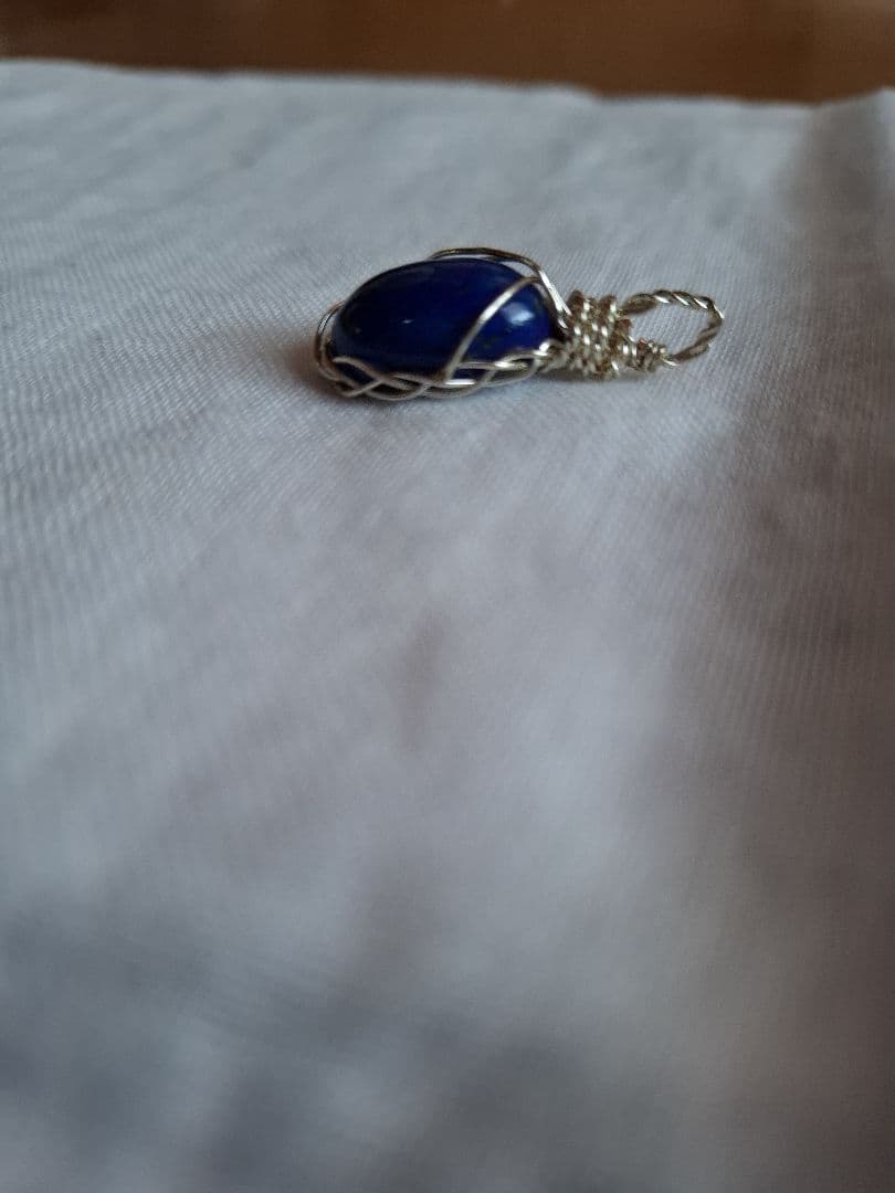 ラピスラズリ　ハンドメイドチャーム