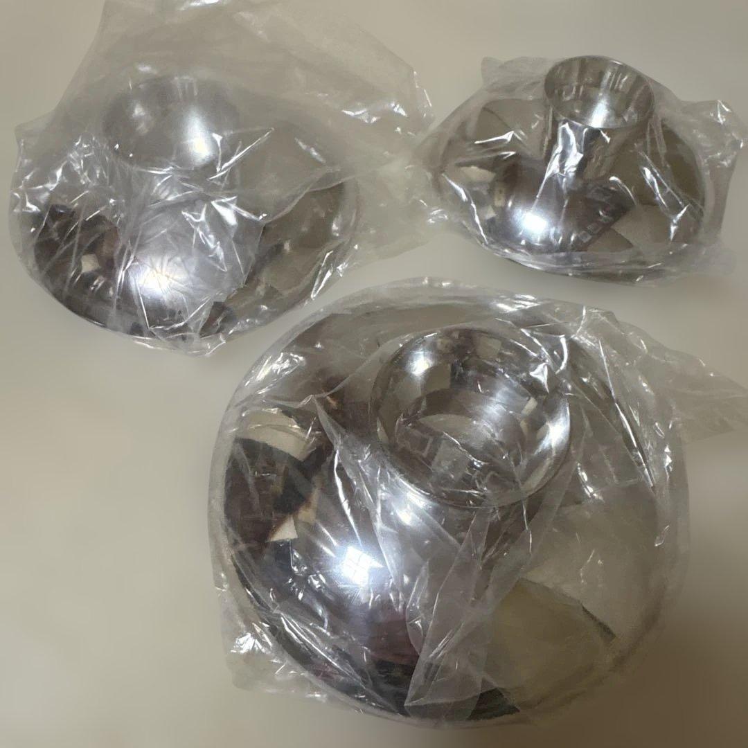 純銀　純銀杯　純銀盃　刻印有り 3個大中小セット　370g 木箱無し