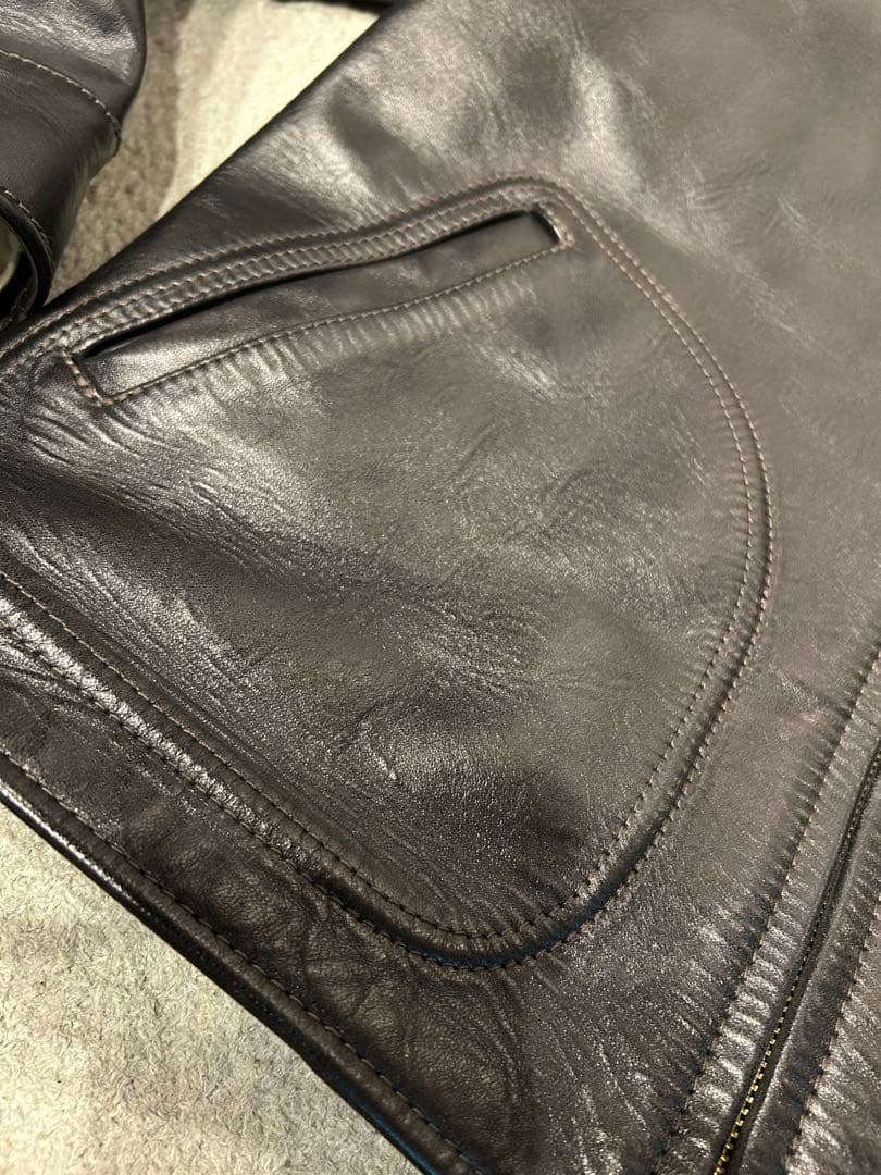 ワイツーレザー　レザー　スポーツジャケット　ライダース　エコホース　ホースハイド