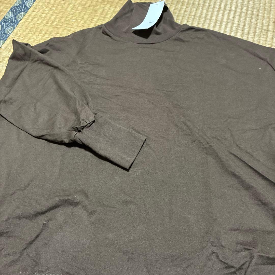 40/2天竺 タートルネックビッグプルオーバー