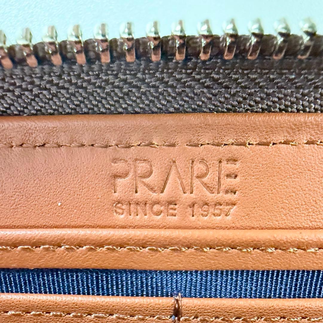 【新品未使用】プレリー　コードバン　ラウンド長財布　日本製　ブラウン