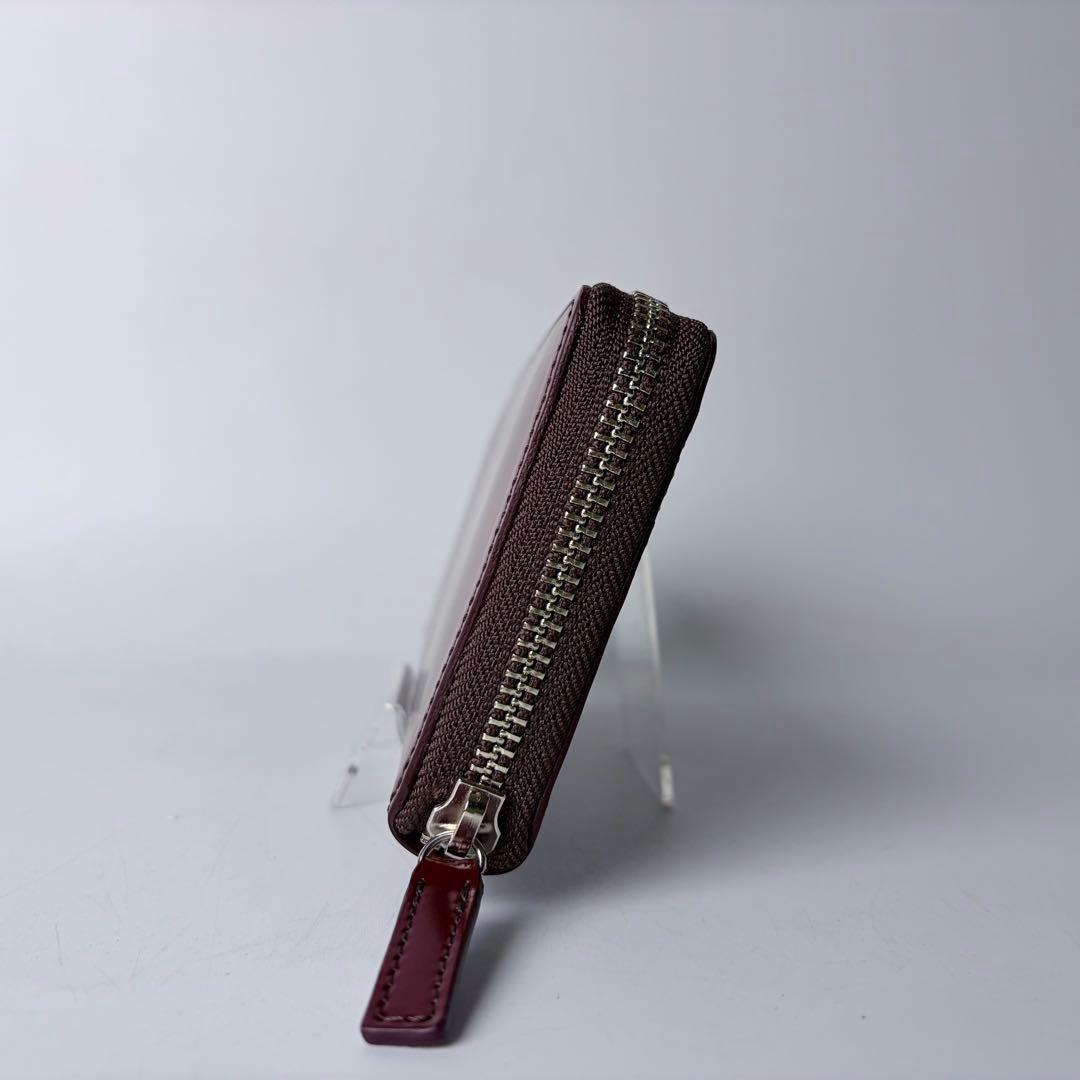 【新品未使用】プレリー　コードバン　ラウンド長財布　日本製　ブラウン