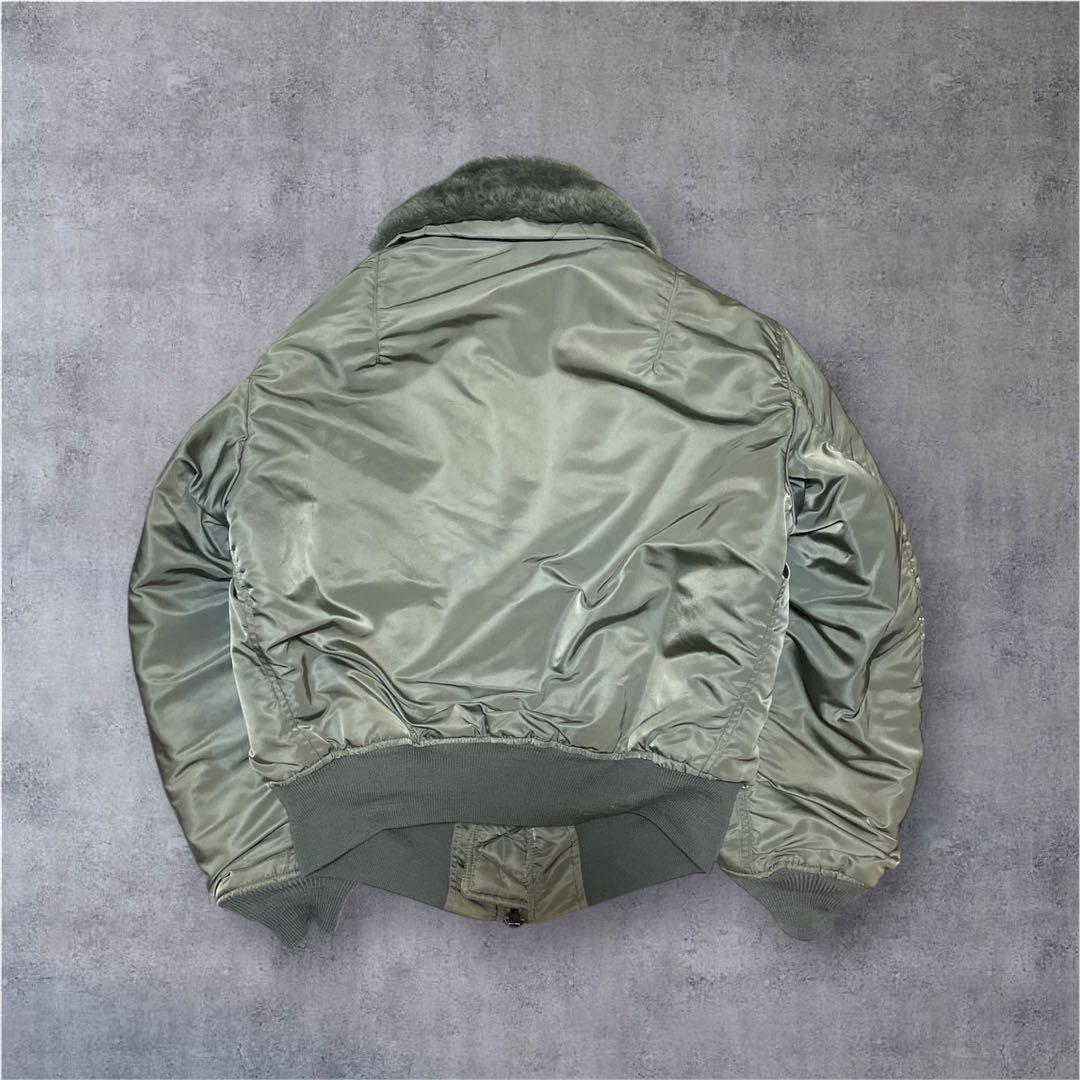 USA製 アルファ B-15D 70s〜80s フライトジャケット 50s 復刻
