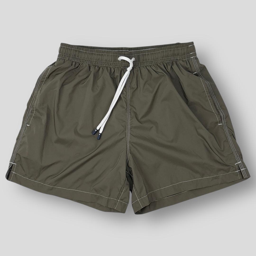 新品 FEDELI フェデーリ Madeira スイムショーツ S 水着 カーキ