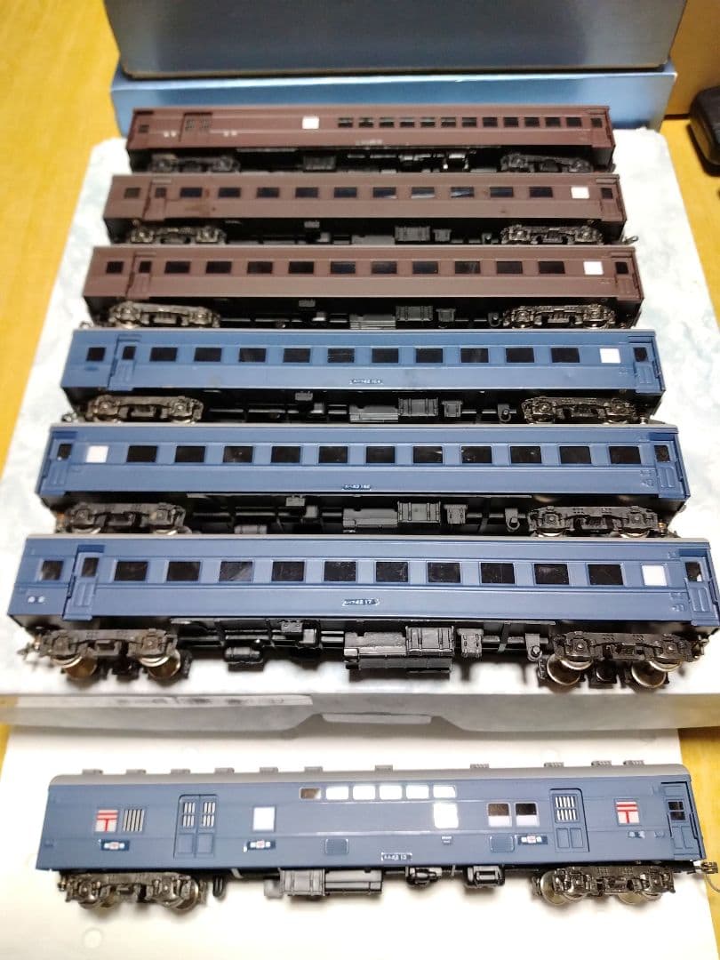 カツミ　HOゲージ　スハ43系旧型客車7両　ブラスモデル