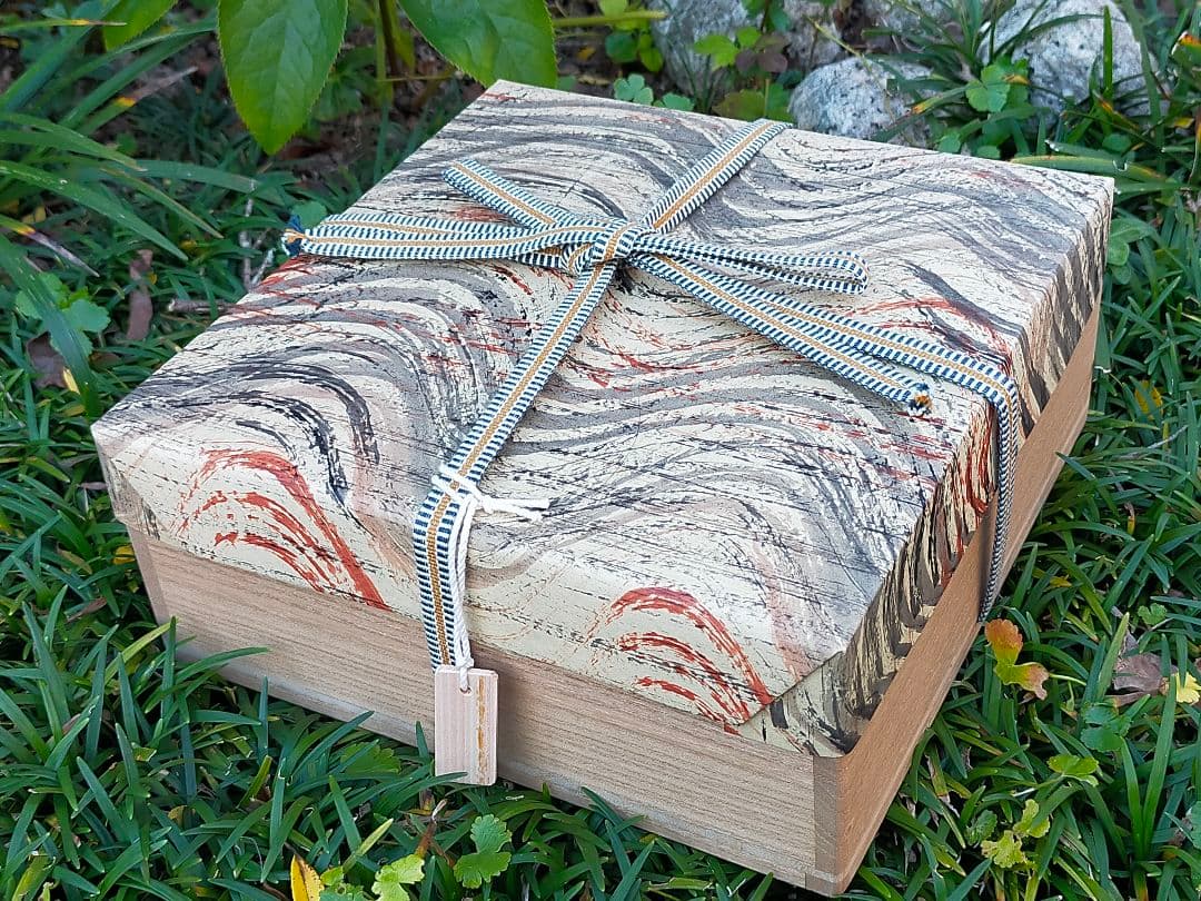 ♥絵志野　鉢　桐箱付き　志野　菓子鉢　骨董品