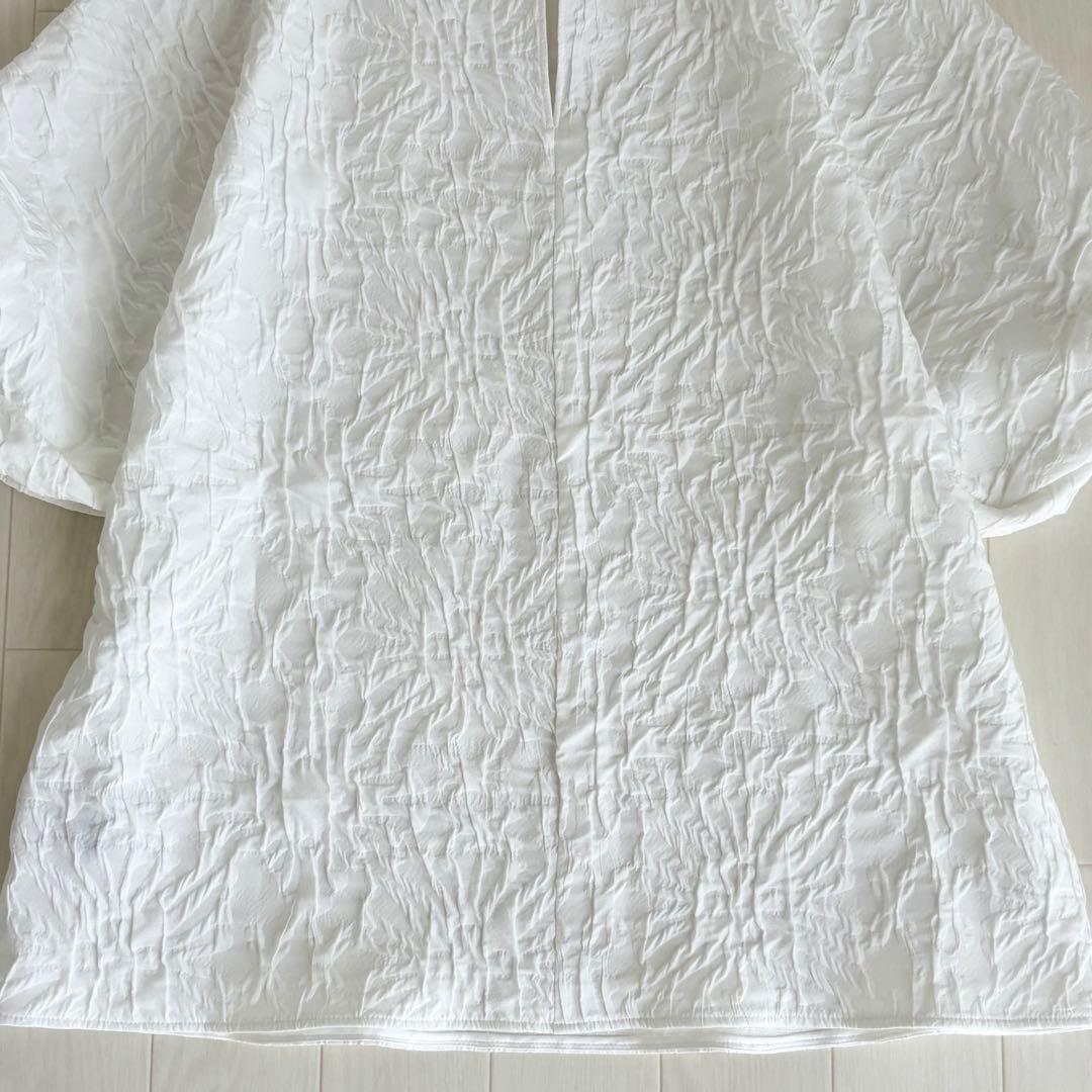 【極美品】TOMORROWLAND フラワージャカード ツイストスリーブブラウス