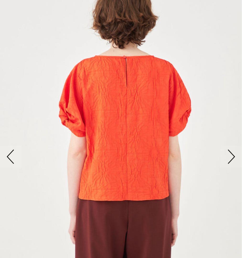 【極美品】TOMORROWLAND フラワージャカード ツイストスリーブブラウス