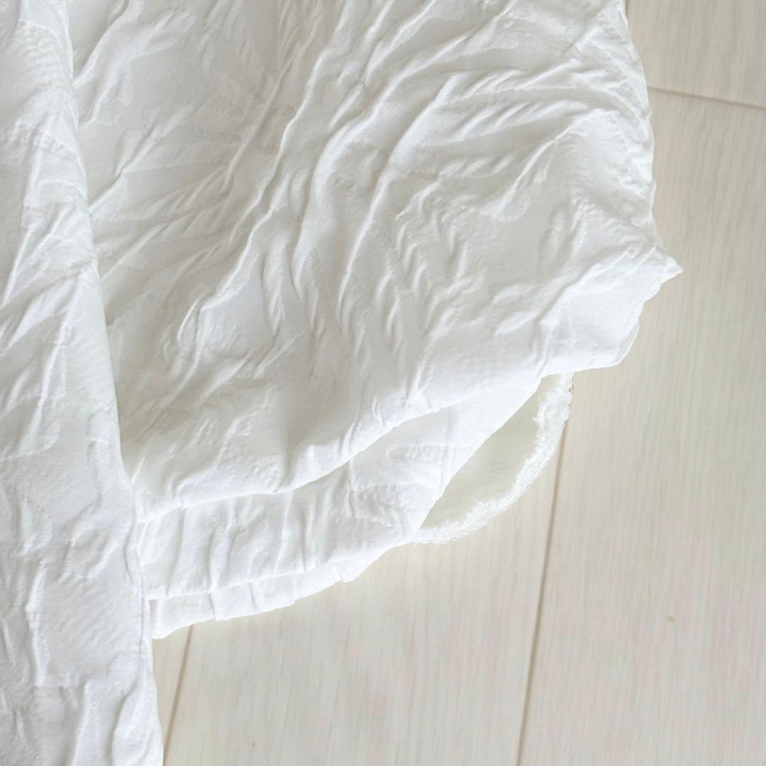 【極美品】TOMORROWLAND フラワージャカード ツイストスリーブブラウス