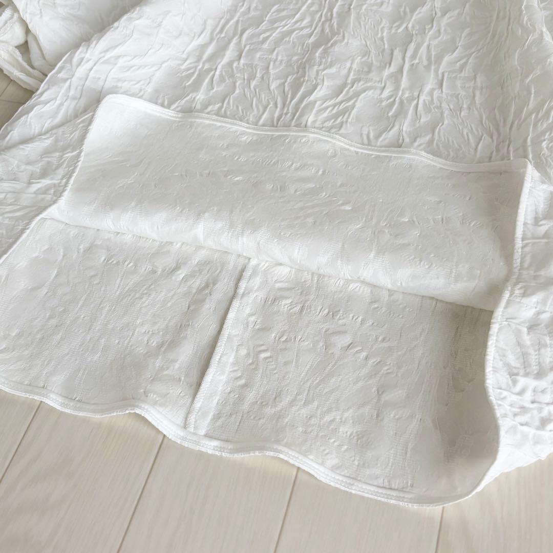 【極美品】TOMORROWLAND フラワージャカード ツイストスリーブブラウス