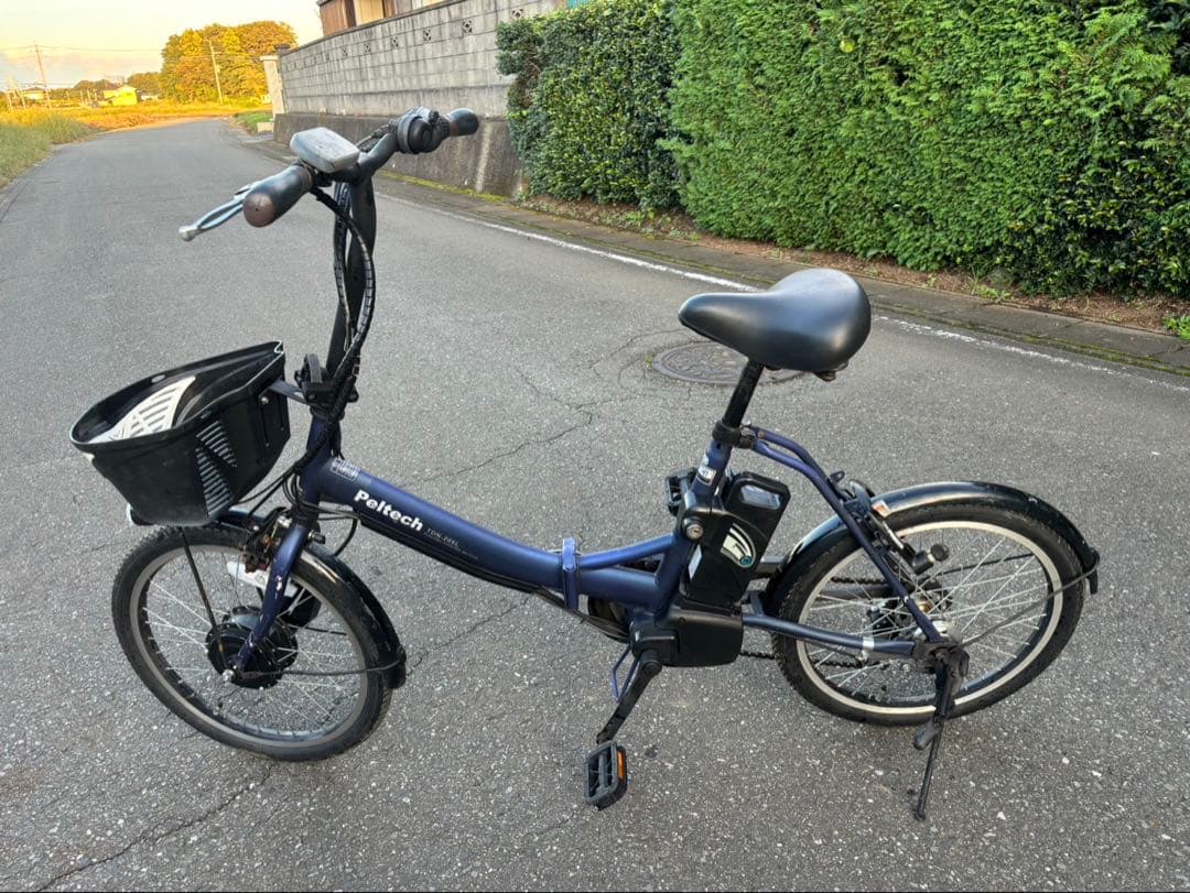 折りたたみ電動アシスト自転車 Peltech