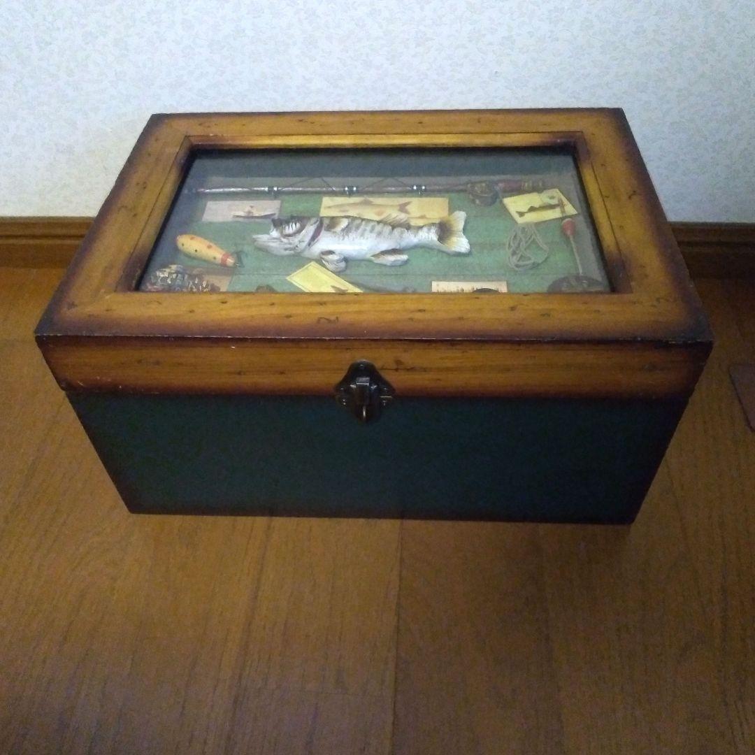 フィッシング道具ボックス・木製