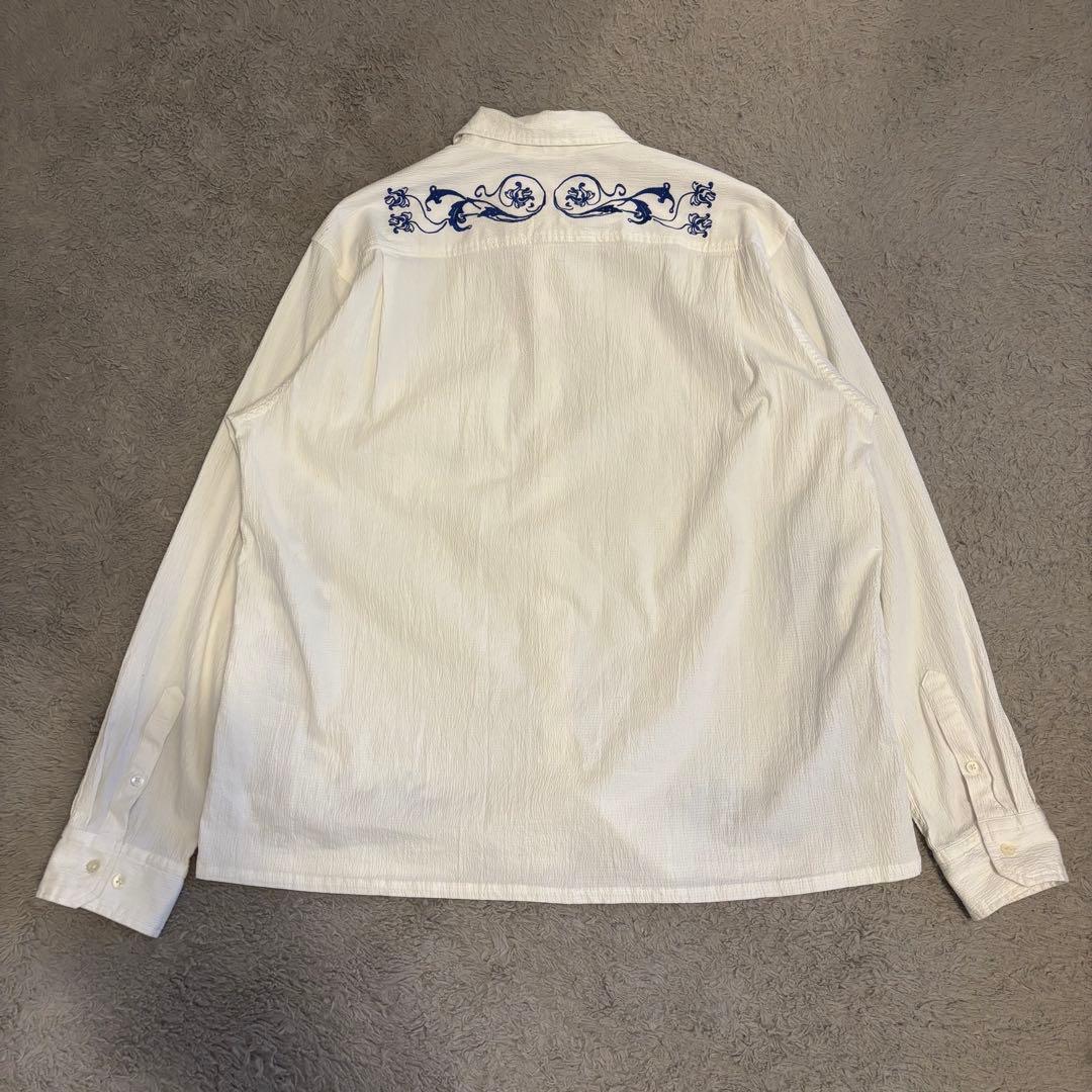 BoTT Embroidered Seersucker Shirt ボット