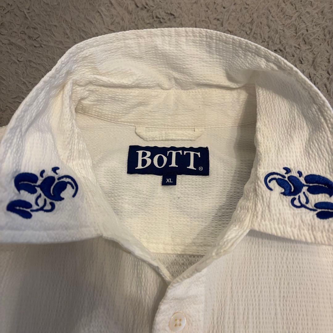 BoTT Embroidered Seersucker Shirt ボット