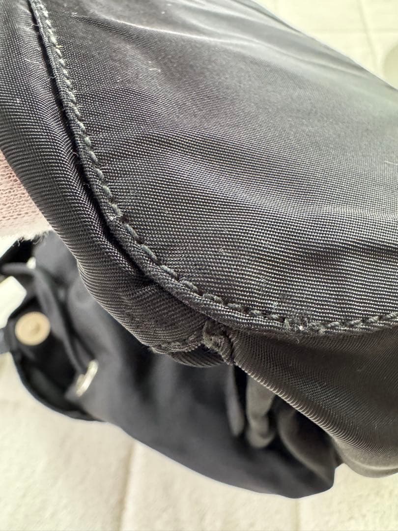 美品✨PRADAプラダ　バックパック　サフィアーノ　ナイロン　リュック　ブラック