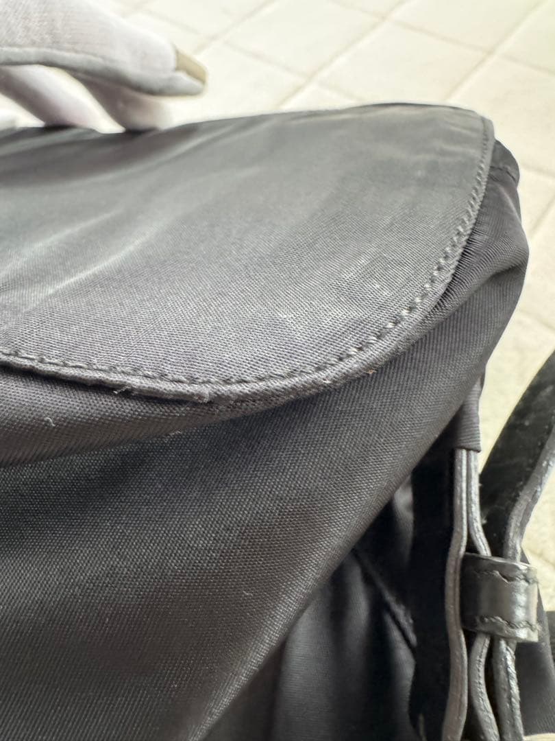 美品✨PRADAプラダ　バックパック　サフィアーノ　ナイロン　リュック　ブラック