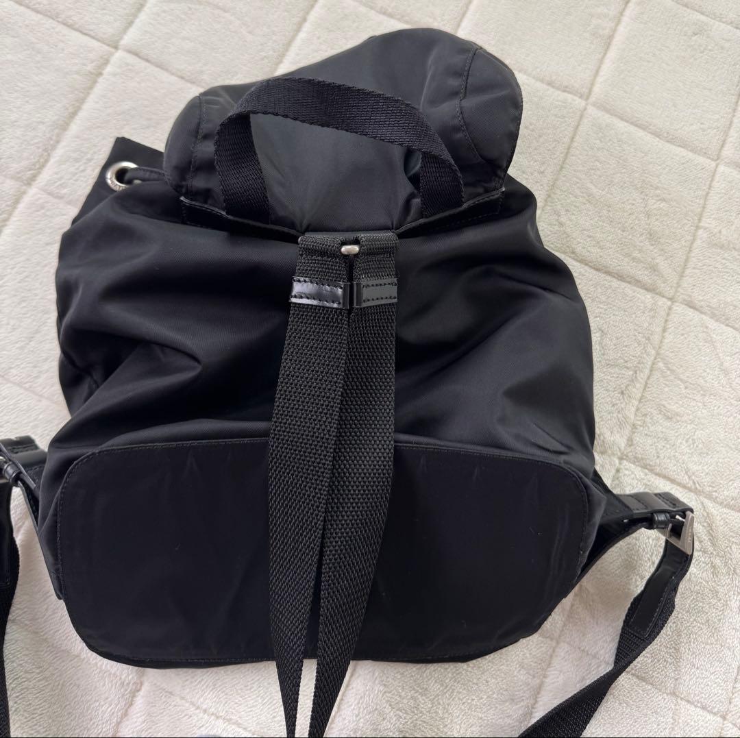 美品✨PRADAプラダ　バックパック　サフィアーノ　ナイロン　リュック　ブラック