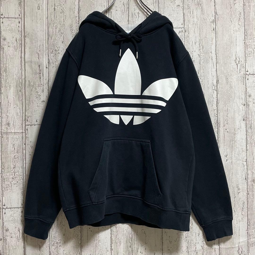 【フォロー割価格】アディダス オリジナルス パーカー バックプリント 裏起毛